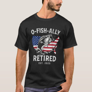 Camiseta Aposentadoria de Pescador O-Pesc-Almente Aposentad
