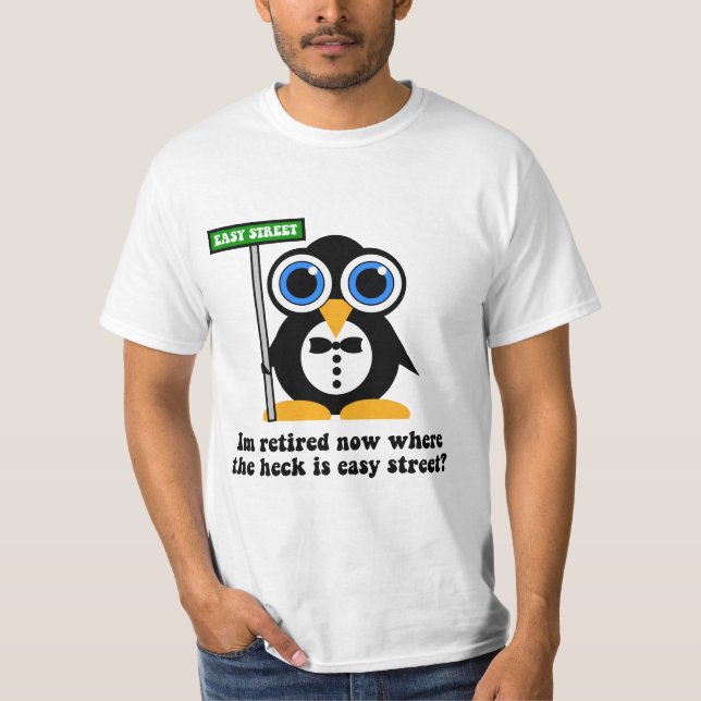 Camiseta aposentadoria engraçada (Frente)