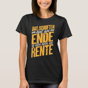 Camiseta Aposentadoria Engraçada Entrada de Aposentadoria E