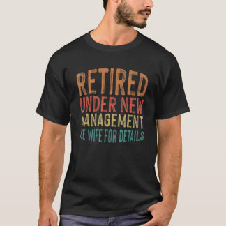 Camiseta Aposentadoria  Mulheres Homens Aposentados Vintage