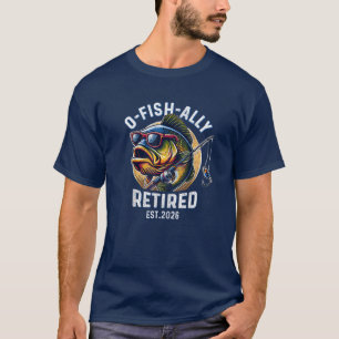 Camiseta Aposentadoria Oficial de Pescador 2026