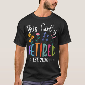 Camiseta Aposentadoria Para Mulheres Esta Garota É Aposenta