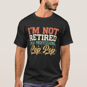 Camiseta Aposentadoria Profissional Vovô Vovó Estilo Retrô 
