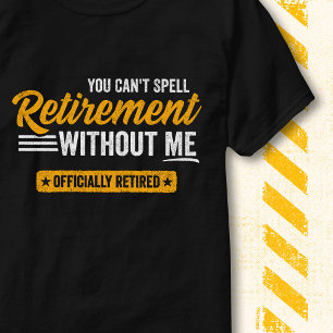 Camiseta Aposentadoria Sem Mim Retro Vintage Aposentado Eng