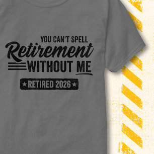 Camiseta Aposentadoria Sem Mim Vintage Aposentado 2026 Engr