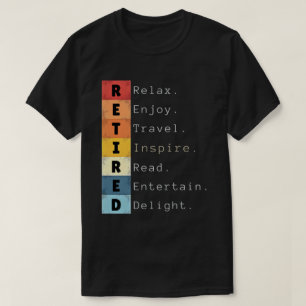 Camiseta Aposentadoria Vintage 2025 Para Aposentados Engraç