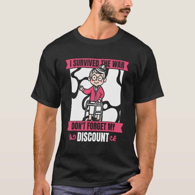 Camiseta Aposentadoria Vovó aposentada Não esqueça M (Frente)