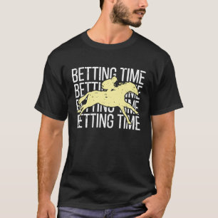 Camiseta Aposta Hora de Apostas de Corrida de Cavalos 3