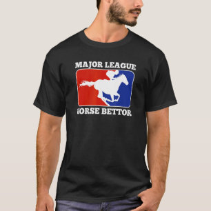 Camiseta Apostador de Cavalos da Liga Principal de Apostas
