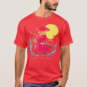 Camiseta Apostar com espada o guerreiro Samurai (2)