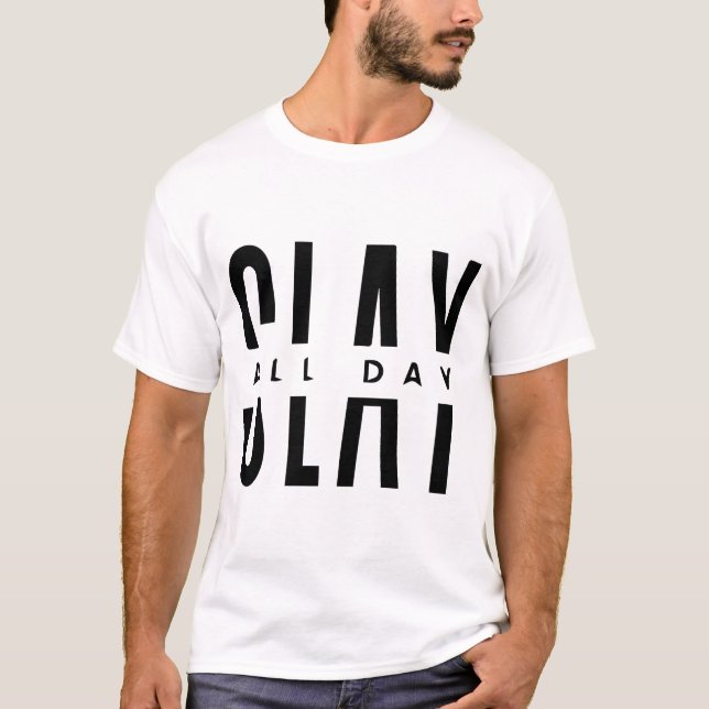 Camiseta Apostar o dia todo (Frente)