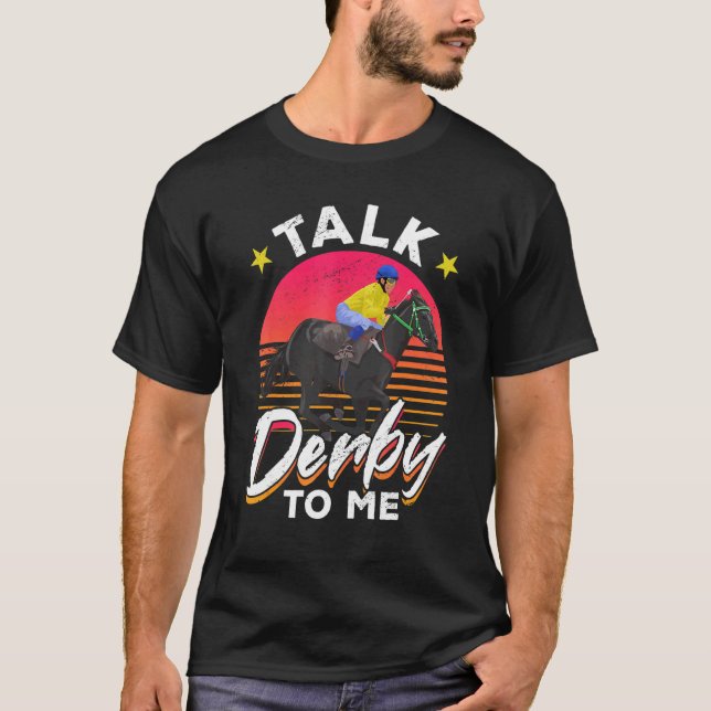 Camiseta Apostas em Corridas de Cavalos - Fale comigo sobre (Frente)