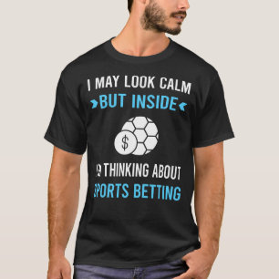 Camiseta Aposte com Calma em Esportes
