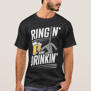 Camiseta Aposte de Ferradura Tocando e Bebendo Aposte de F