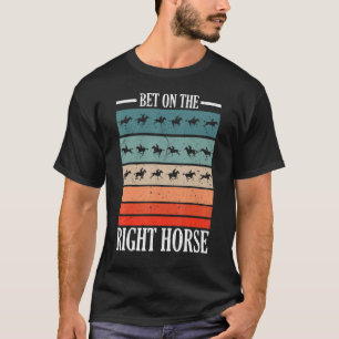 Camiseta Aposte no Cavalo Certo Corrida de Cavalos