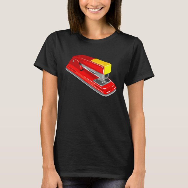 Camiseta Aposto Em Grampos Grampo Professor Escola Material (Frente)