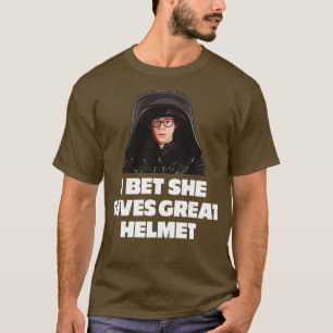 Camiseta Aposto que ela dá capacete de excelente