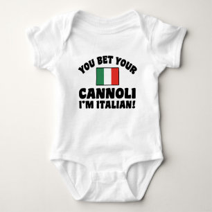 Camiseta Aposto que seus canoli sou italiano