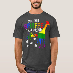 Camiseta Aposto que sou uma mãe orgulhosa, orgulhosa, LGBT.