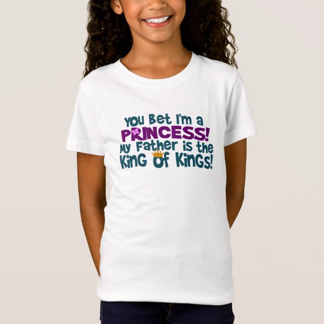 Camiseta Aposto que sou uma princesa (Frente)