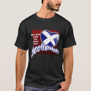 Camiseta Aposto que você queria ter vindo da SCOTLAND!