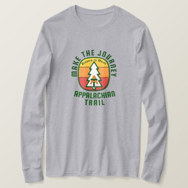 Camiseta Appalachian Trail Faz A Viagem (Frente do Design)