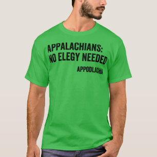 Camiseta Appalachians sem Estilo Preto Elegante