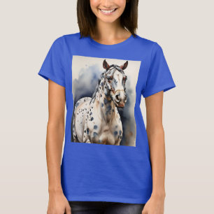 Camiseta Appaloosa Horse Watercolor Lepard