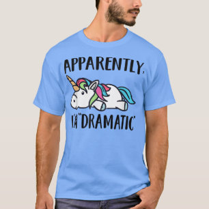 Camiseta Apparently, I'm Dramatic Unicorn