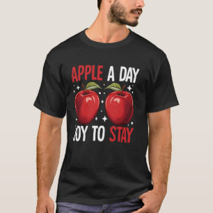 Camiseta Apple a Day Joy para Ficar Apple