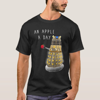 Camiseta Apple a Day Mantém o Doutor longe de T-S essenciai