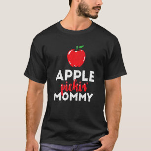 Camiseta Apple Bonita Escolhendo Mamãe De Maçã Vintage Pick