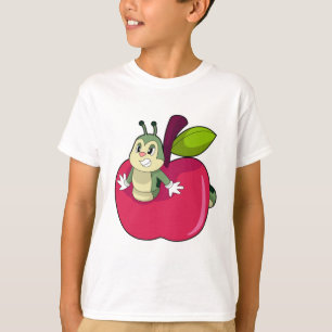 Camiseta Apple da lagarta