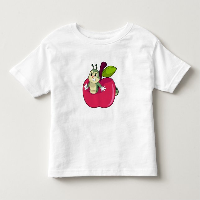 Camiseta Apple da lagarta (Frente)