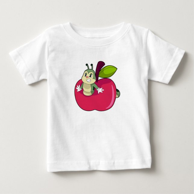 Camiseta Apple da lagarta (Frente)