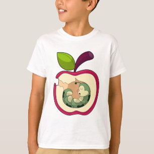 Camiseta Apple De Dormência Da Lagarta