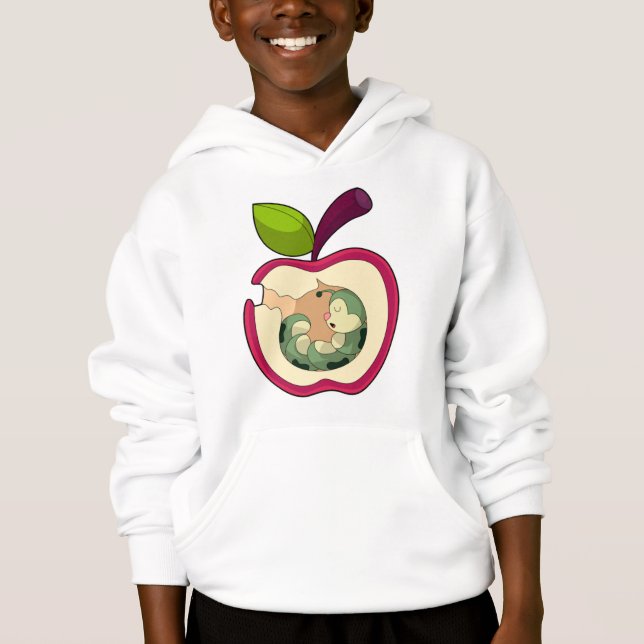 Camiseta Apple De Dormência Da Lagarta (Frente)