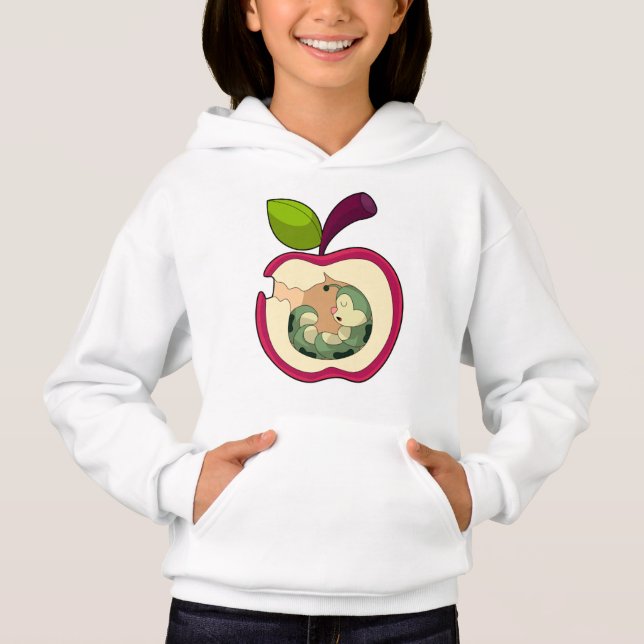 Camiseta Apple De Dormência Da Lagarta (Frente)