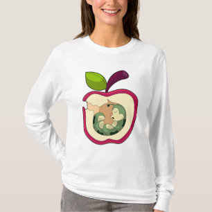 Camiseta Apple De Dormência Da Lagarta