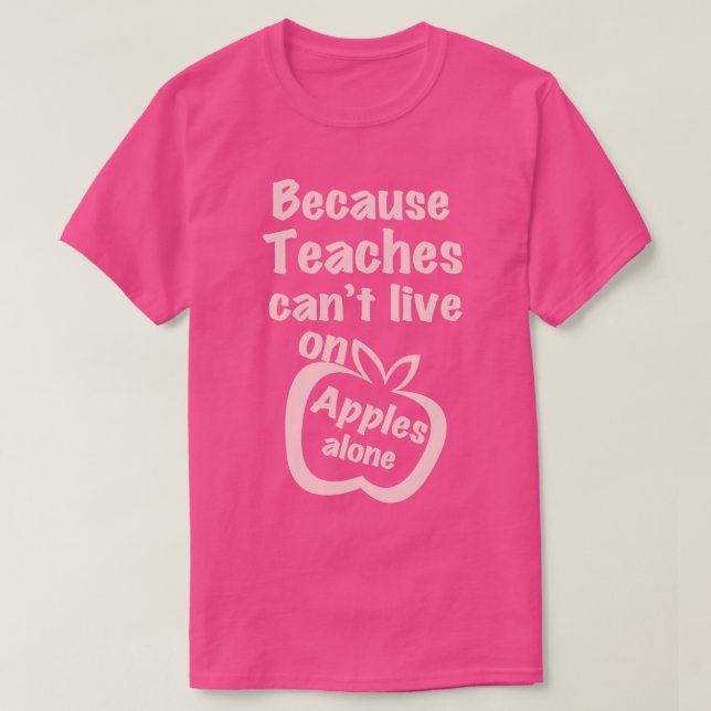 Camiseta Apple de Ensino 1 (Frente do Design)