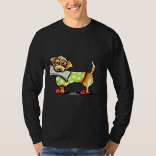 Camiseta Apple do País de Dachshund com Cabelo Wirehaired