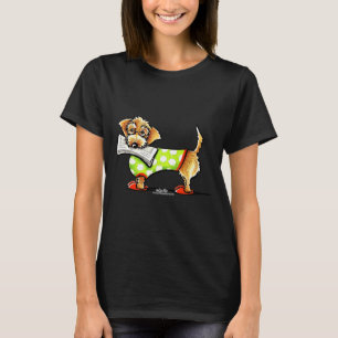 Camiseta Apple do País de Dachshund com Cabelo Wirehaired