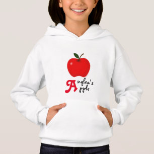 Camiseta Apple e seu nome inicial "A"