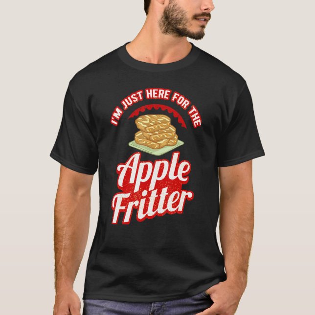 Camiseta Apple Fritter Recebe Rosquinha Bread Gluten Free V (Frente)