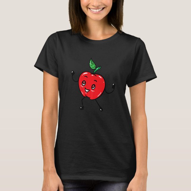 Camiseta Apple Fruit for Apple Lovers Fruit Themed Premium (Frente)