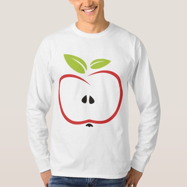 Camiseta Apple Healthy Red Fruta (Frente)