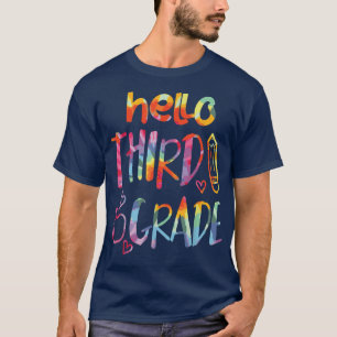 Camiseta Apple Hello Terceiro Grau 3º Primeiro Dia Da Escol