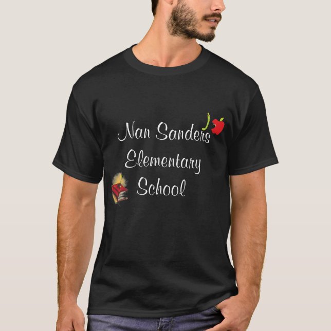 Camiseta Apple, leitor ávido para o pre-k, Nan San… - (Frente)