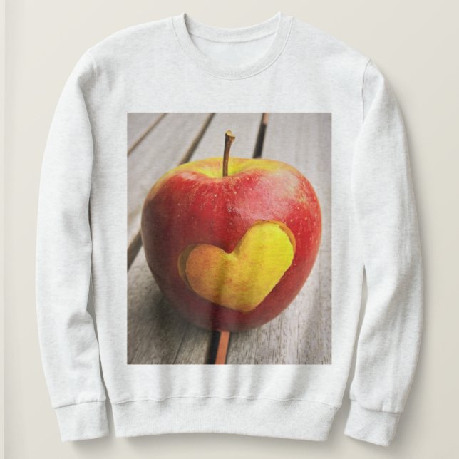 Camiseta "Apple Love" Foto Bela. Comprar Agora (Frente do Design)