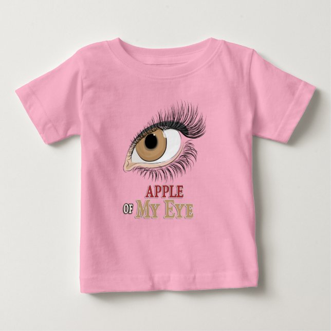 Camiseta Apple of My Eyelashes Art (Frente)